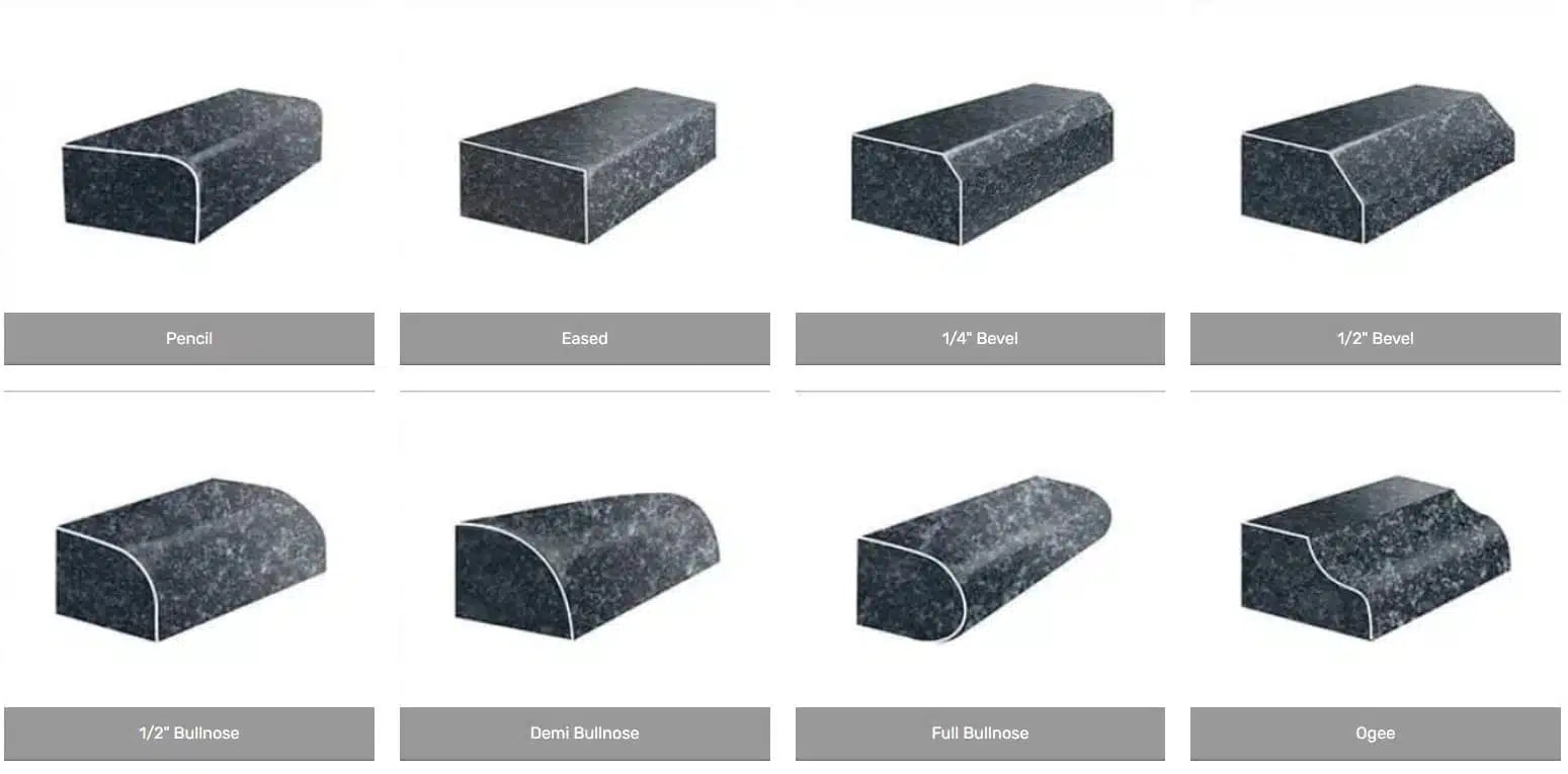 Types of Countertop Edges